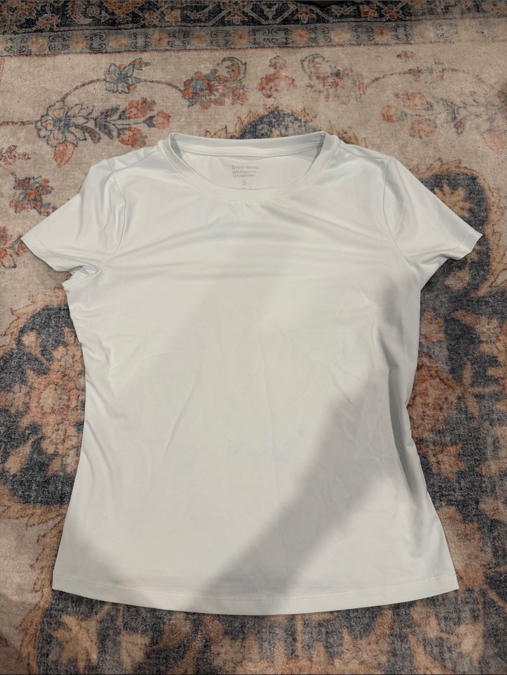 Women’s White Short-Sleeve Performance Tee